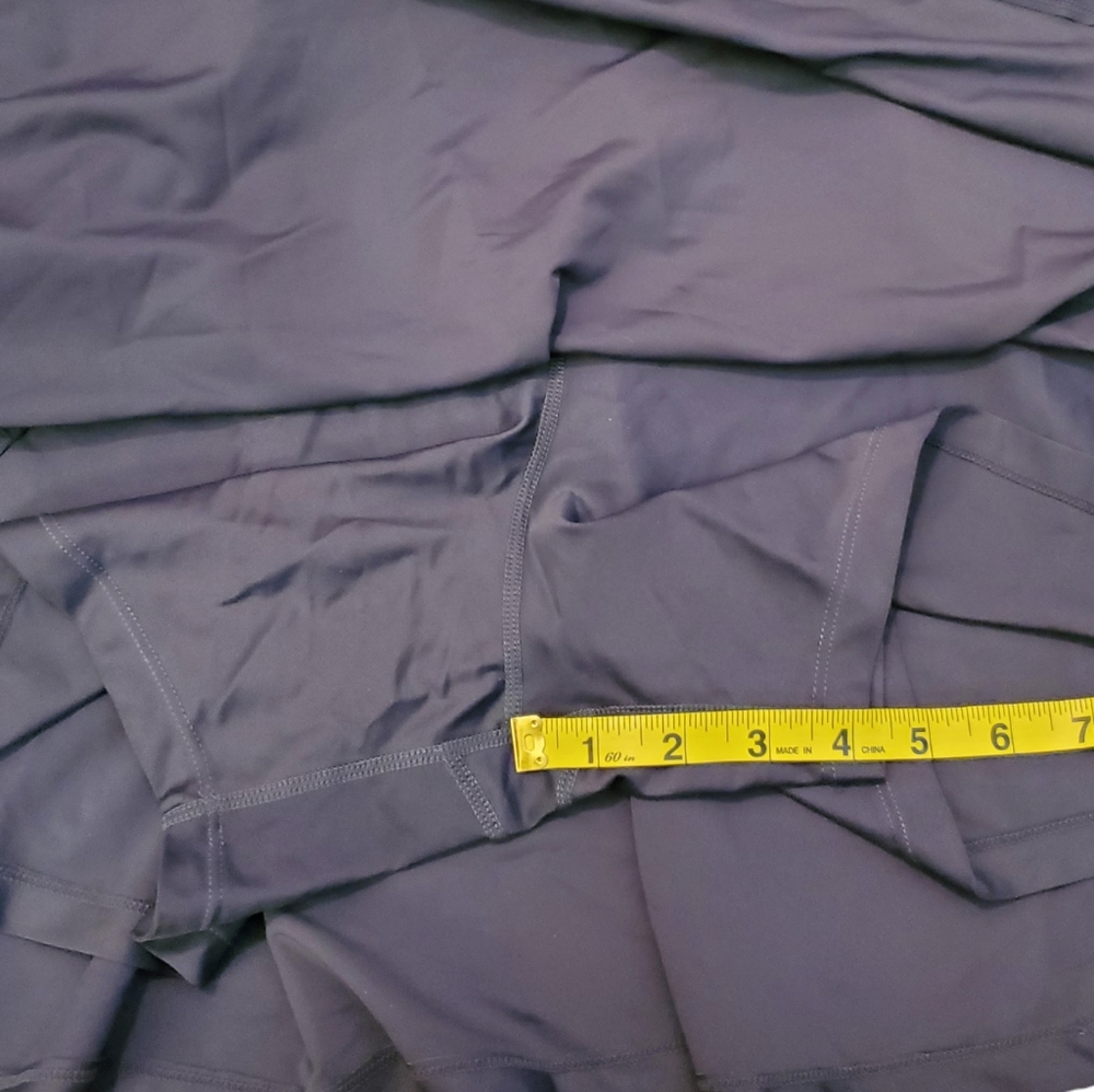 Honey Mark Swim Suit 3XL Charcoal Grey Basil Wrap Top & Sugar Skort - Picture 9 of 15